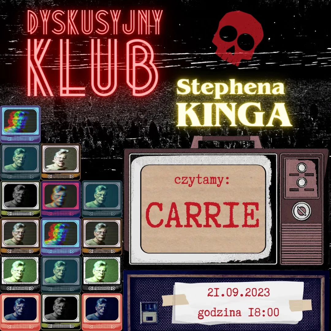 DYSKUSYJNY KLUB STEPHENA KINGA-OMAWANIE CARRIE