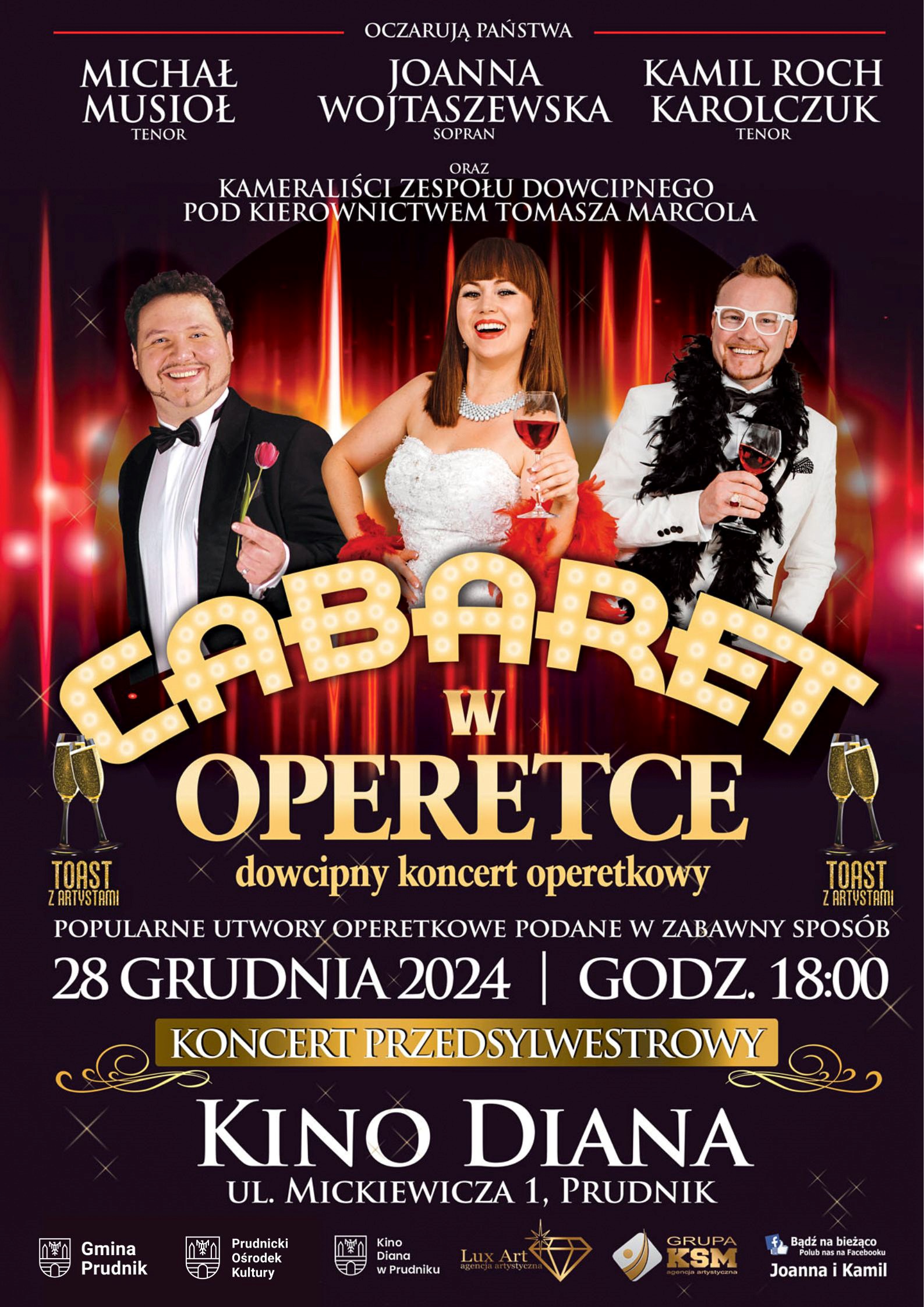 PRUDNIK | KONCERT PRZEDSYLWESTROWY „CABARET W OPERETCE”